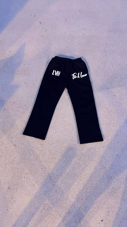 Loyalty over love flare Bottoms black